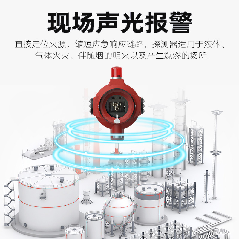 GSS800B-IR3三波长点型红外火焰探测器(三波长，隔爆型)