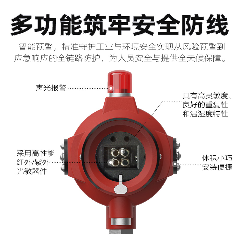 GSS800B-IR2/UV点型红外/紫外火焰探测器(双红单紫,隔爆型)