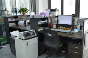 企业办公室一角